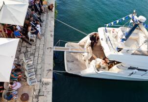 Trauung auf Yacht in Kroatien